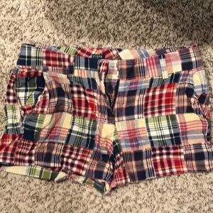 Plaid J Crew Shorts